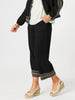 Cross Stitch Wide Leg Pant - Black rc&co
