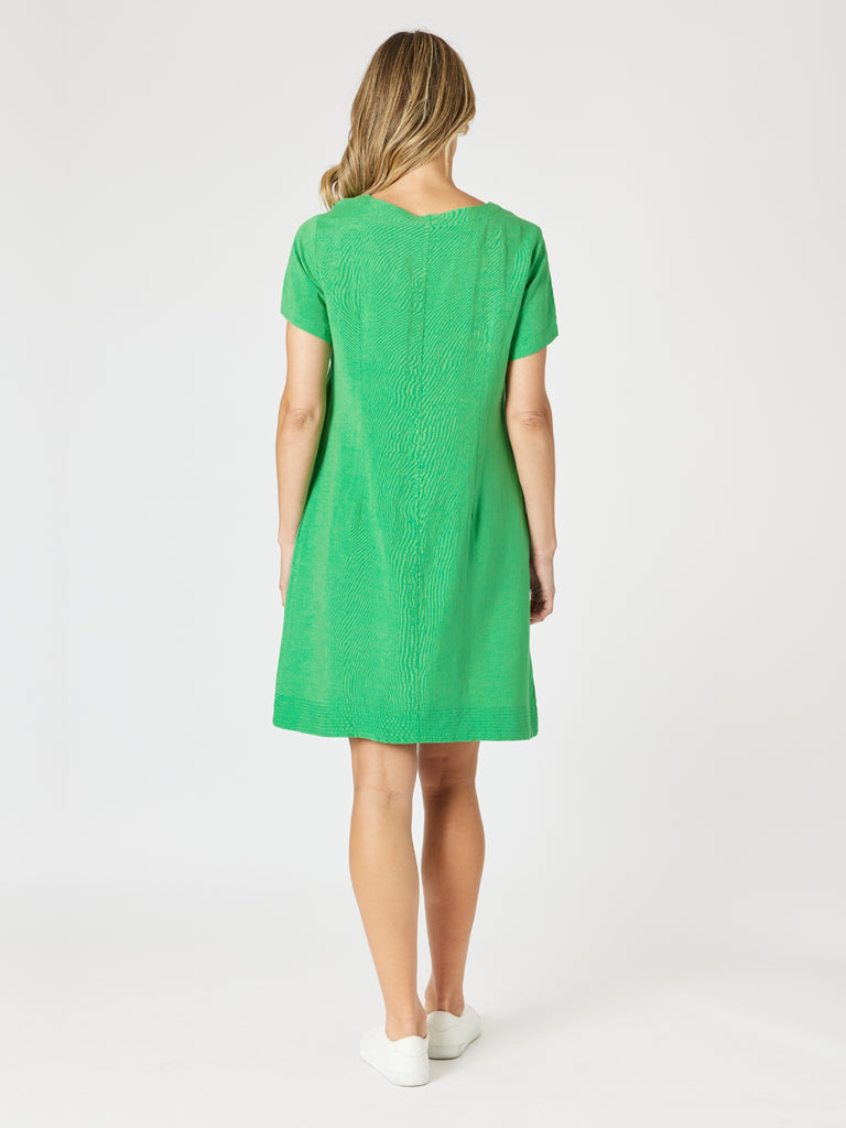 Lino Stitch Hem Dress - Elm rc&co