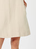 Lino Stitch Hem Detail Dress - Natural rc&co