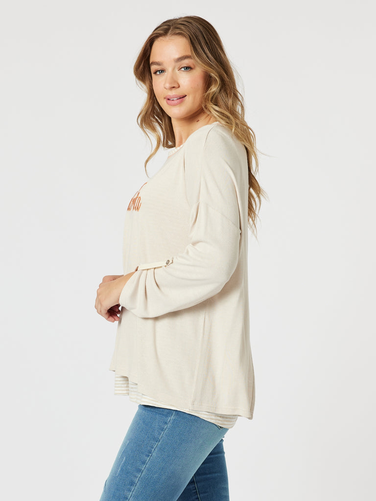 Dolce Vita 2 in 1 Top - Natural rc&co