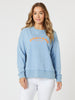 Positano Print Sweatshirt - Washed Blue rc&co
