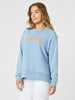 Positano Print Sweatshirt - Washed Blue rc&co