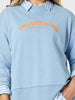 Positano Print Sweatshirt - Washed Blue rc&co