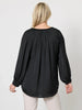 Lux Plait Top - Black
