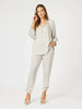 Luxe Ruche Tie Pant  - Champagne