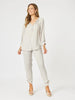 Lux Plait Top - Champagne
