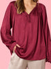 Lux Plait Top - Shiraz rc&co