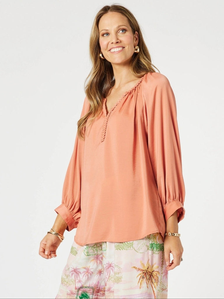 Lux Plait Top - Sunset RC&CO