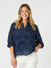 Shelly Lace Top - Navy RC&CO