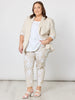 Morro Bay Floral Print Pant - Natural/White rc&co