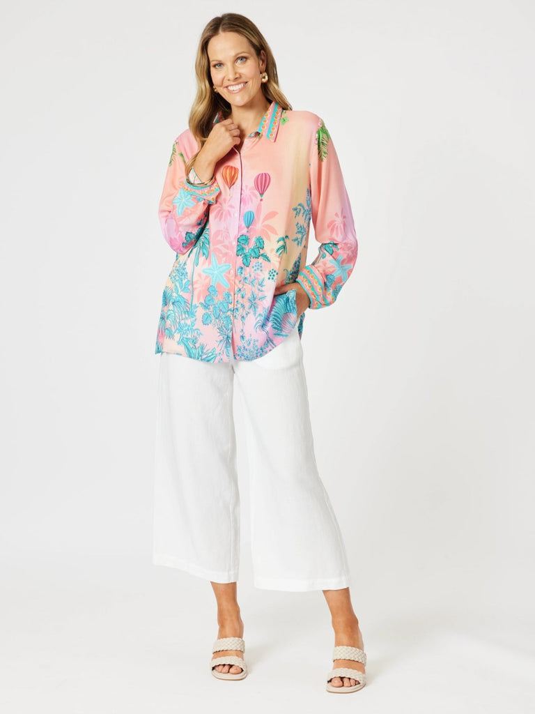 Balloon Print Shirt - Pink/Multi rc&co