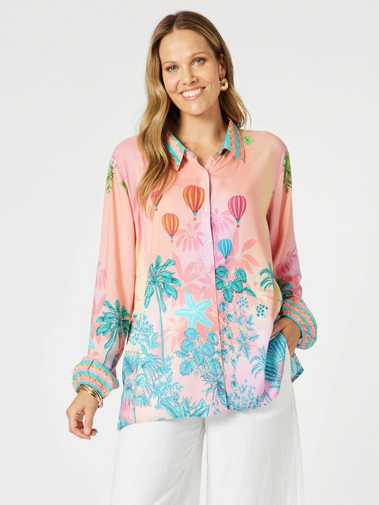 Balloon Print Shirt - Pink/Multi rc&co