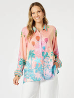 Balloon Print Shirt - Pink/Multi
