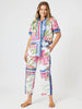 Monaco Wide Leg Pant - Sardinia Blue Multi