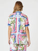 Monaco Floral Print Shirt - Sardinia Blue Multi RC&CO