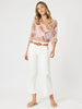 Hudson High Rise Wide Leg Jean - Ivory RC&CO