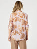 Haiti Floral Print Sheer Shirt - Pink/Natural rc&co