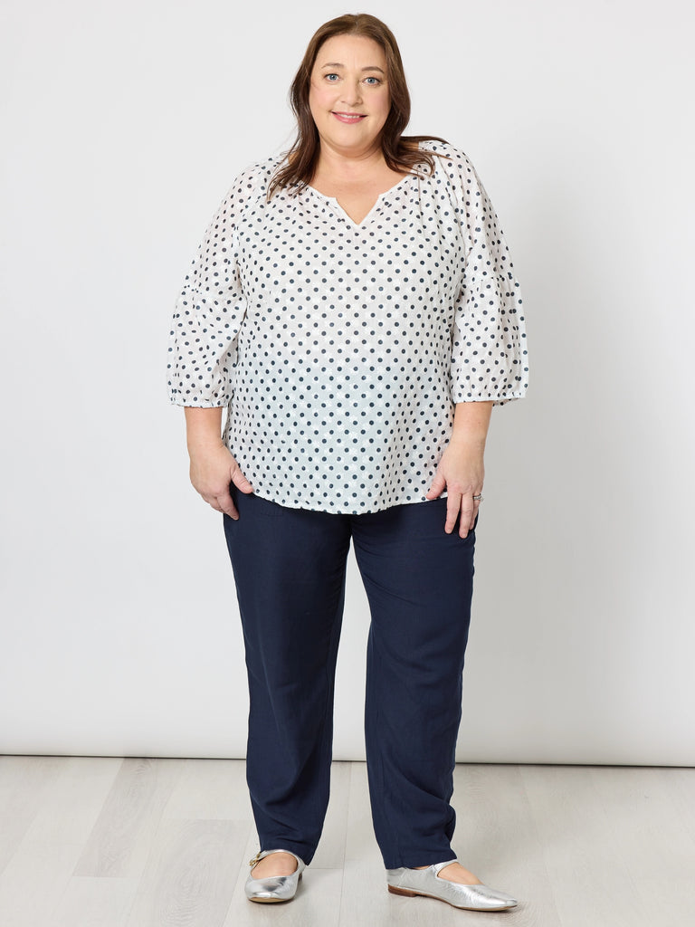 Lino Tapered Pant - Navy RC&CO