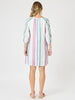 Havana Stripe Print Dress - Basil Multi rc&co