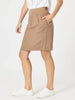 Stitch Hem Detail  Skirt - Nutmeg RC&CO