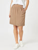 Stitch Hem Detail  Skirt - Nutmeg RC&CO