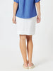 Stitch Hem Detail Skirt - White RC&CO