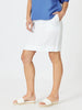 Stitch Hem Detail Skirt - White RC&CO