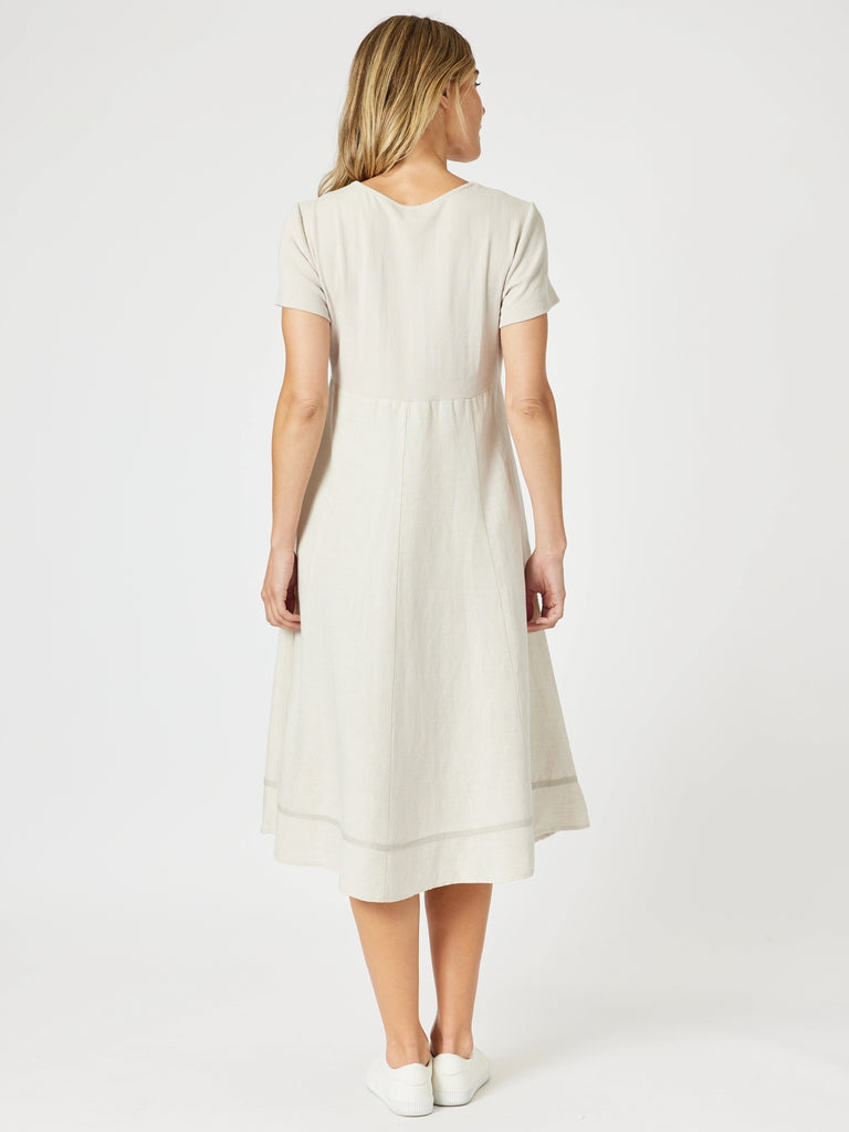 Lino Le Marais Dress - Natural RC&CO