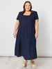 Lino Le Marais Dress - Navy