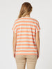 Addison Stripe Tee - Mango Natural rc&co