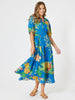 Tropics Floral Print Dress - Blue/Multi rc&co