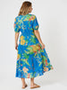 Tropics Floral Print Dress - Blue/Multi rc&co