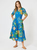 Tropics Floral Print Dress - Blue/Multi rc&co