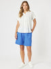 Tropical Embroidered Shirt - White 