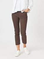 Small Bow Print Pant - Koko White