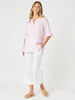 Lino Wide Leg Pant - White RC&CO