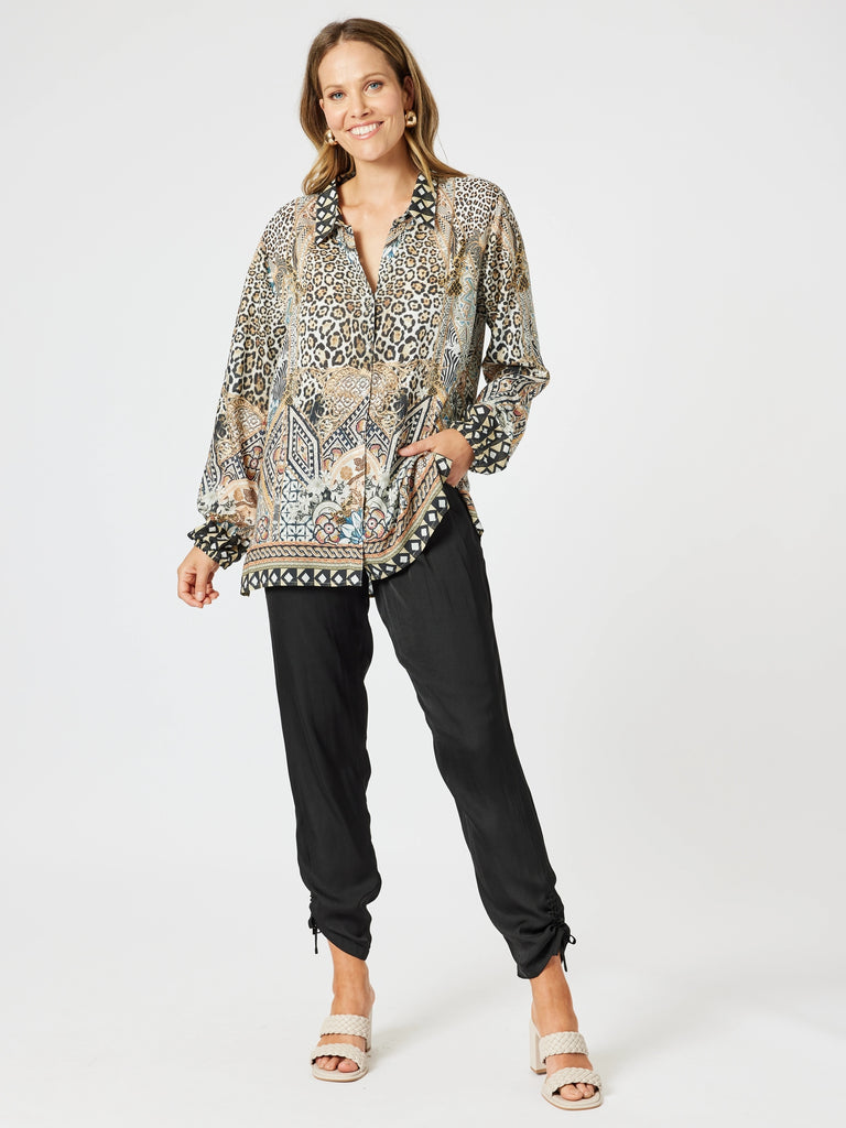 Emerson Animal Print Shirt - Animal rc&co