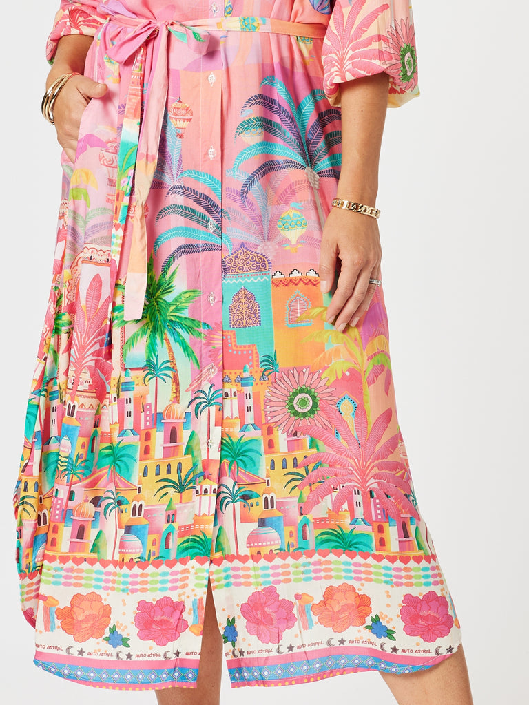 Mandalay Bay Print Dress - Pink/Multi rc&co