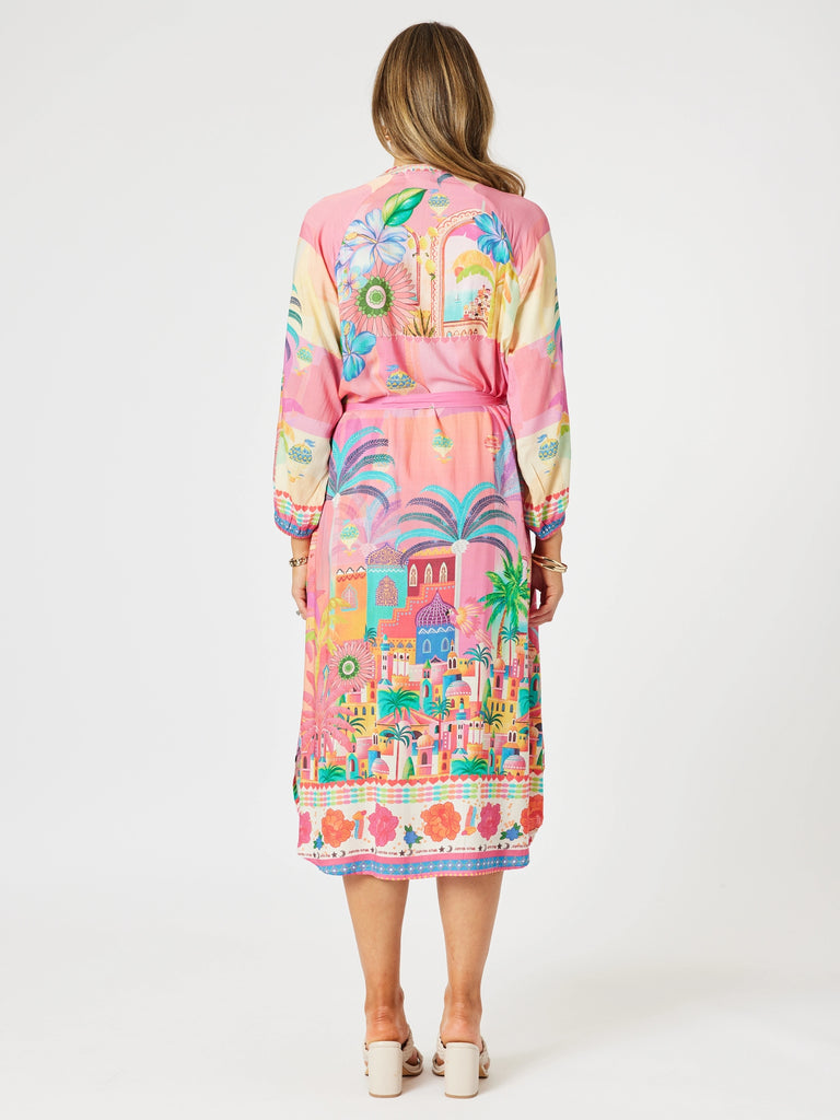 Mandalay Bay Print Dress - Pink/Multi rc&co