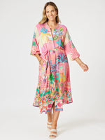 Mandalay Bay Print Dress - Pink/Multi