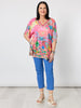 Mandalay Bay Print Top - Pink/Multi