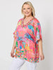 Mandalay Bay Print Top - Pink/Multi