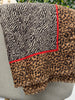 Animal Print Scarf - Red