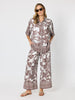 Palm Cove Print Shirt - Espresso White rc&co