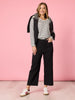 Marine Wide Leg Pant - Black