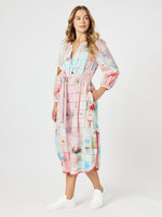 Capri Print Dress - Pastel Multi