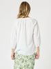 Coastal Embroidery Sheer Top - White rc&co