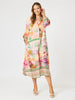 Passport Print Dress - Sunset Multi