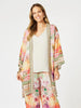 Passport Print Kimono - Sunset Multi