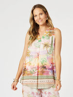 Passport Print Cami - Sunset Multi